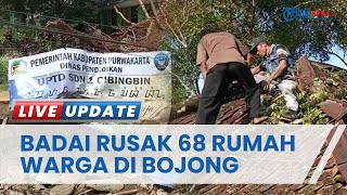 159 Rumah Warga di Kecamatan Bojong Purwakarta Rusak karena Hujan Deras dan Angin Kencang [upl. by Bessy701]