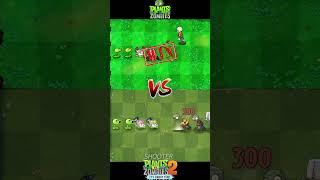 Pvz 2 Vs Pvz  Peashooter Cattail Plant Team Vs Newspaper zombie Team shorts [upl. by Donnell]