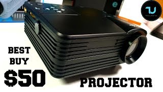 The best cheap projector for kidsfamily Under 50 dollars in 2019 H80 Portable LED Projector HDMI [upl. by Nnylakcaj481]