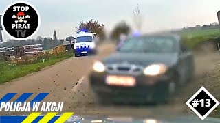 POLICJA W AKCJI 13  pirat w Daewoo na polskich tablicach skuteczne policyjne pościgi i inne akcje [upl. by Asillim]