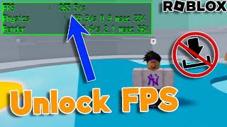 How To Unlock FPS On Roblox 2024 Working [upl. by Verdie]