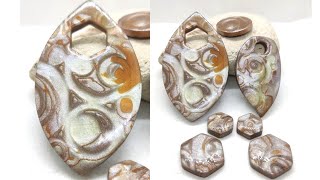 Mokume gane quotUniversequot  Polymer clay tutorial [upl. by Jobey]