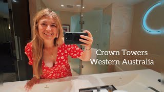 One night at Crown Towers Perth Western Australia [upl. by Denbrook]