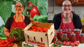 CANNING TOMATOES  HOWTO can two types of Tomatoes [upl. by Mccarthy595]