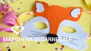 Tutorial  Come realizzare una maschera di carnevale fai da te in feltro  La Figurina [upl. by Esinaej987]