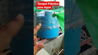 Instalación de Tanque Cisterna Tinaco plástico para Cisterna de Agua POTABLE [upl. by Ativet]