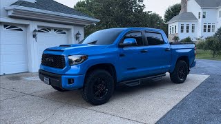 I PAID WAY TOO MUCH for my Voodoo Blue Toyota Tundra TRD Pro [upl. by Boot827]