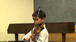 Alecs Suzuki Violin Book 2 Graduation Recital [upl. by Duntson]