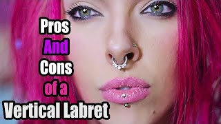 Vertical Labret PIERCING EXPERIENCE [upl. by Dombrowski]