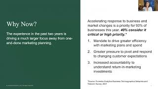 Forrester Webinar Is OneandDone Planning Dead [upl. by Llyrehc]