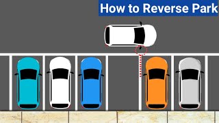 How to Reverse Park Step by StepReverse Parking [upl. by Oiligriv284]