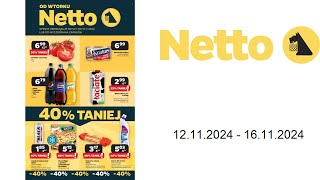 Gazetka Netto PL  12112024  16112024  OD WTORKU [upl. by Fitzger]