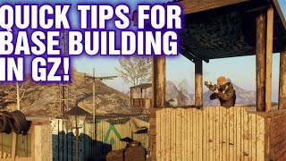 GENERATION ZERO Quick Base Building Tips For The Resistance Update [upl. by Dempster]