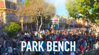 PARK BENCH Disneyland Parade Crowds [upl. by Enoval819]