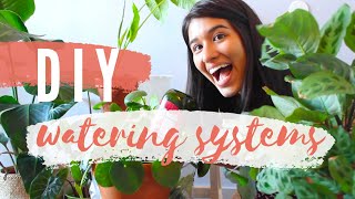 5 Ways to Water Your House Plants While Youre Away  DIY SELF WATERING SYSTEMS PART 1 [upl. by Binetta]