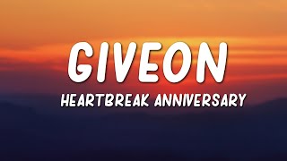 Giveon  HEARTBREAK ANNIVERSARY Lyrics [upl. by Hitoshi]