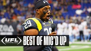 Best Micd Up Moments of Week 8  UFL [upl. by Jagir743]