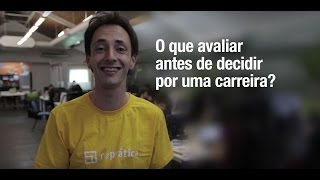 O que preciso avaliar antes de decidir por uma carreira [upl. by Dougall]