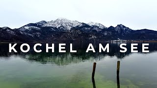 Walking Tour Germany  Kochel Am See Bavarian Alps  4K [upl. by Aihsena918]