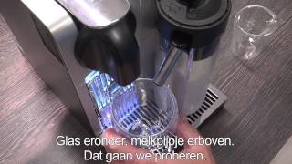 Nespresso DeLonghi Lattissima Pro met het beste melkopschuimsysteem [upl. by Dranyam921]