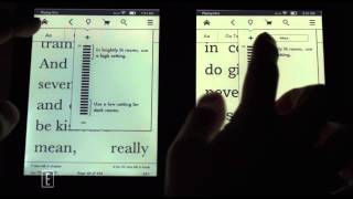 Kindle Paperwhite vs Kindle Paperwhite 2 Nighttime Reading Comparison [upl. by Airemaj631]