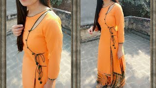 Angrakha style kurti making [upl. by Sollie114]