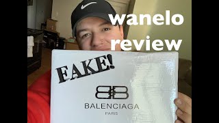 FAKE BALENCIAGA SPEED TRAINER  WANELO REVIEW [upl. by Ignacio]