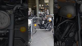 Royal Enfield Classic 350 DARK GunMetal Grey VS Stealth Black royalenfield classic350 shorts yt [upl. by Pauli]