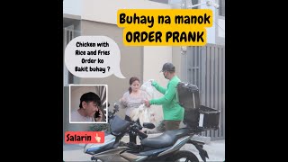 Grabe Yung Grab Driver Buhay na Manok ang Dineliver Fried chicken order e [upl. by Sandry]