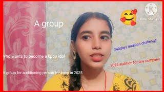 A group for kpop audition practice kpop audition challenge kpop practice groupkpop trainee tips [upl. by Carnay781]