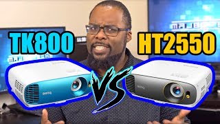 BenQ TK800 vs HT2550 4K Projector  Which One Is Better [upl. by Itin]