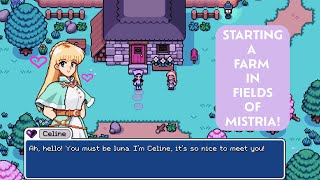 LETS PLAY FIELDS OF MISTRIA  Fields of Mistria Playthru Ep 1 [upl. by Kling]