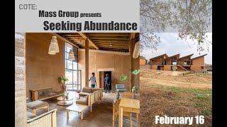 COTE 2022 AIA Architecture Firm of the Year MASS Design Group presents Seeking Abundance [upl. by Moor]