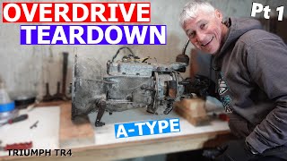 Triumph TR4  AType Overdrive Teardown 1  Roundtail Restoration [upl. by Hgalehs]