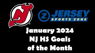 JSZNJ Devils January HS Hockey Goals of the Month [upl. by Eilsew]