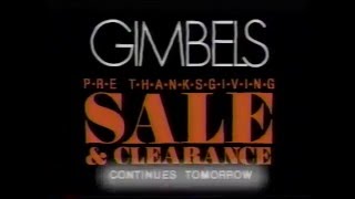 Gimbels PreThanksgiving Sale 1984 Milwaukee [upl. by Mancino]