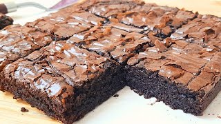 Best fudgy brownie recipe ever Brownie by my kitchen [upl. by Laamaj]