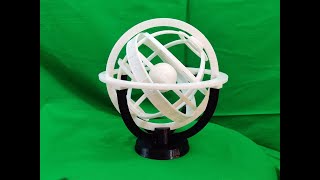 3DPrinted Armillary Sphere How to Assemble [upl. by Aymer89]