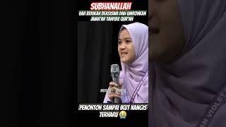 UAHHadiahkan Beasiswa DAN Berangkatkan UMROH Penghafal Alquran ustadadihidayat [upl. by Araf]