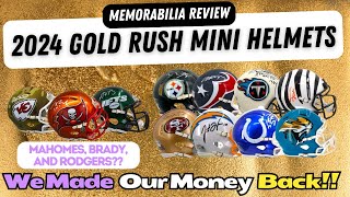 SWEET 49ers HIT 2024 Gold Rush Autographed Mini Football Helmet Case Review amp Football Unboxing [upl. by Rehnberg]