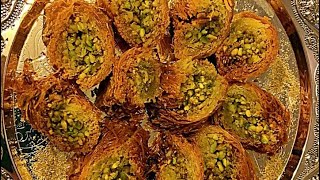 البورمه بعجينة الكنافه Baklava Burma using Konafa Dough Linda S kitchen مطبخ ليندا [upl. by Novyak]