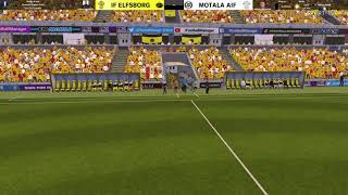 FM24 Motala AIF mot IF Elfsborg Finalen av Svenska Cupen 2040 [upl. by Eillom]