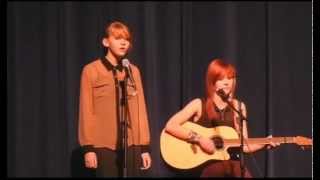 Creep  Radiohead cover  Sisters at the talent show [upl. by Dnalkrik]