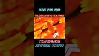 TALONFLAME VS MOLTRESS  TALONFLAME ATTITUDE STATUS shorts pokemon viral [upl. by Stichter714]