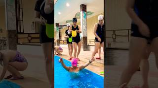 Swimming Pool 👙 🥽 Swimming Cap 🤪😚✌️shorts swimming fitness flyboard bluesilver waterpark [upl. by Lenssen]