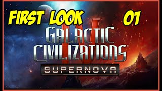 01 Galactic Civilizations IV First Look Gameplay letsplay beginners [upl. by Zolly570]