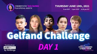 Julius Baer Challengers Chess Tour Gelfand Challenge  Day 1  Tania Sachdev and Guests [upl. by Slavin9]