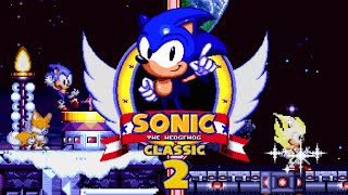 This Sonic Fan Game is Amazing  Sonic Classic 2 ✪ 100 Full Game Playthrough 1080p60fps [upl. by Brelje159]