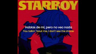 The Weeknd  Starboy  ft Daft Punk  Español y Lyrics [upl. by Artcele]