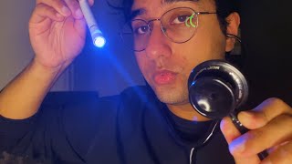 ASMR Doctor Eye Examination Listening to Your Heart and Breathing Sounds for Sleep Roleplay [upl. by Naols]